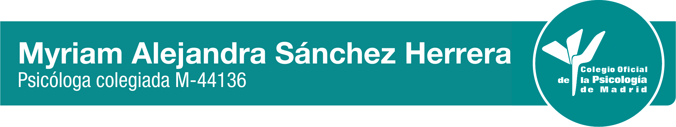 COP Alejandra Sánchez HerreraColegio Oficial de Psicología de Madrid